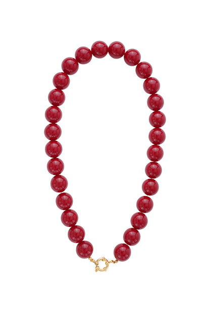 Resin Beaded Necklaces Beads rood