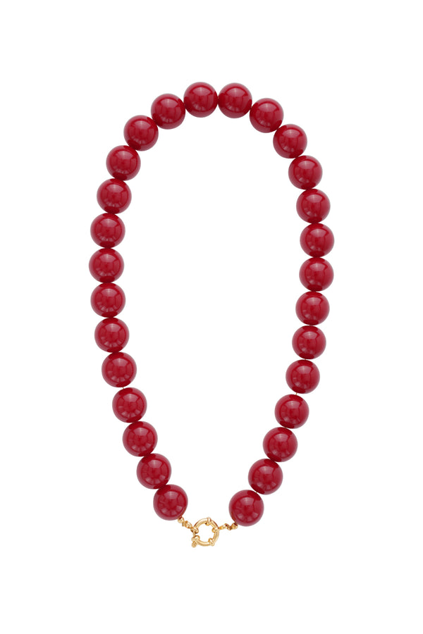 Resin Beaded Necklaces Beads rood