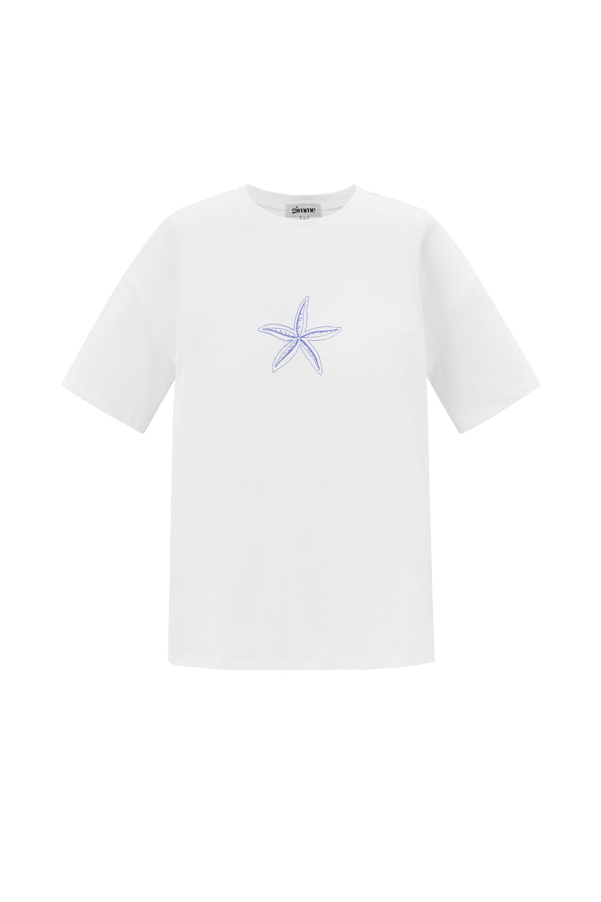 Beach waves t-shirt blauw