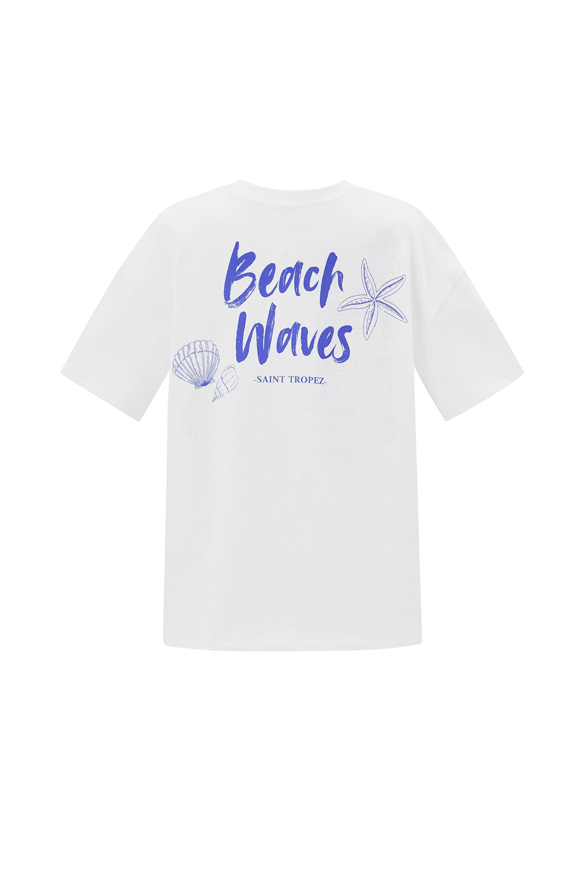 Beach waves t-shirt blauw