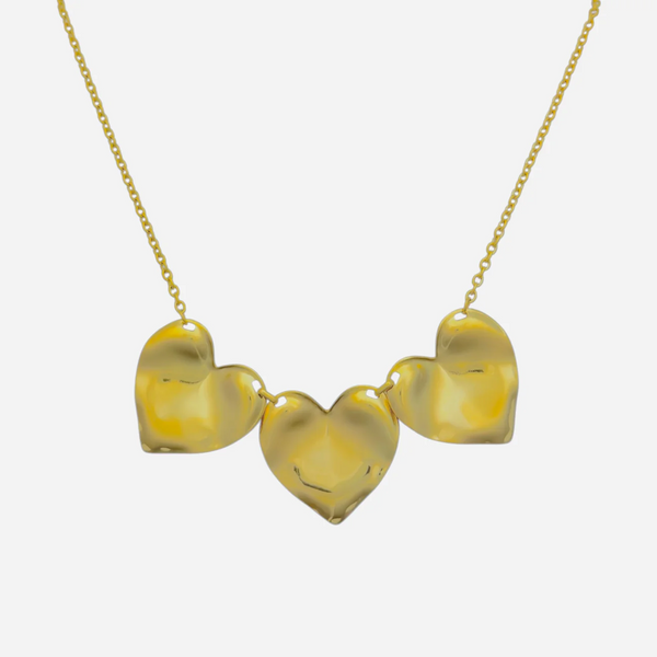 Triple hearts ketting